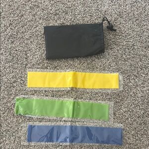 NWT Set of 3 Resistance Bands with Carrying Pouch